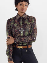 Dapplebay Autumn Toile Western Riding Top-Dark Bay