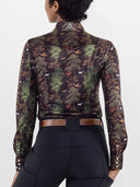 Dapplebay Autumn Toile Western Riding Top-Dark Bay