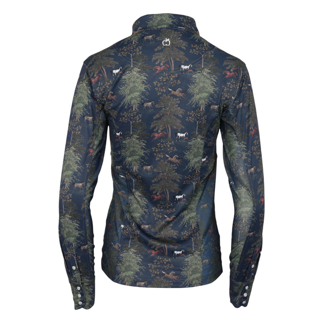 Dapplebay Autumn Toile Western Top-Dapplebay.com