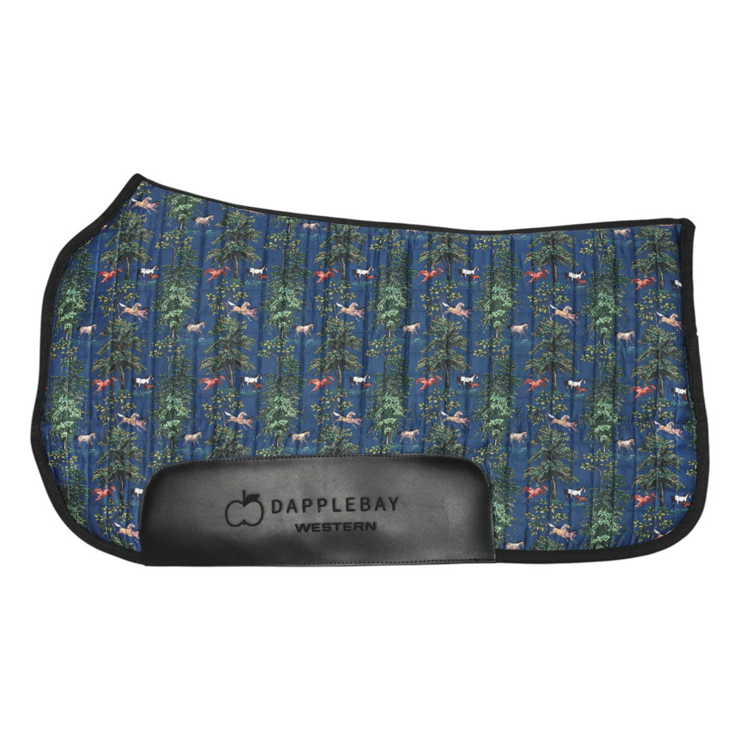 Dapplebay Autumn Toile Western Saddle Pad - Dapplebay.com