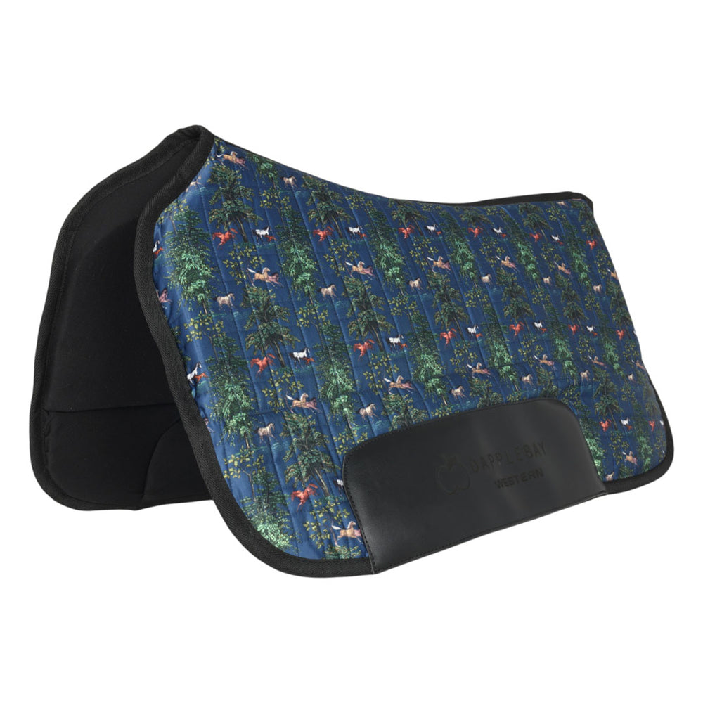 Dapplebay Autumn Toile Western Saddle Pad - Dapplebay.com