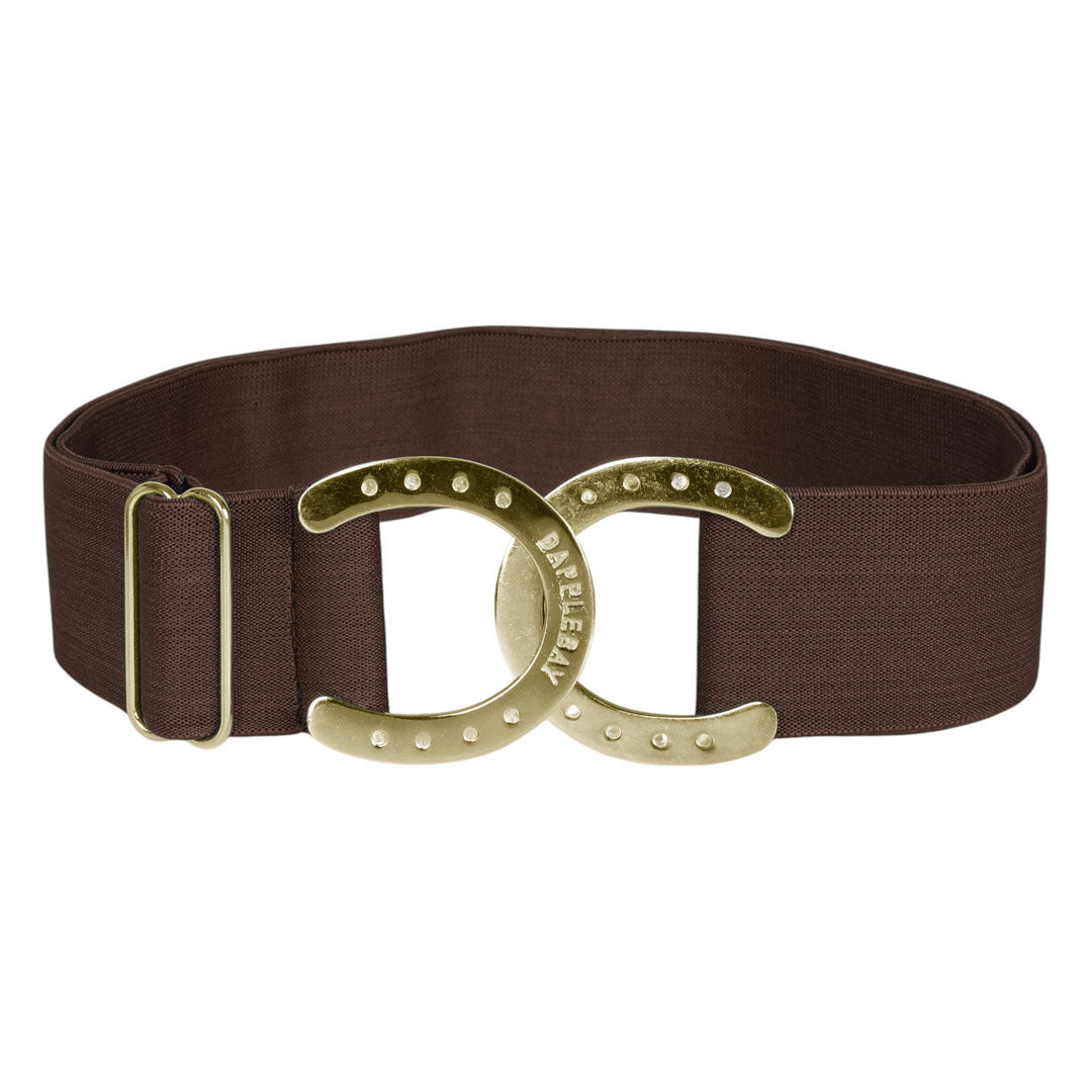 Dapplebay Horse Shoe Belt- Chocolate