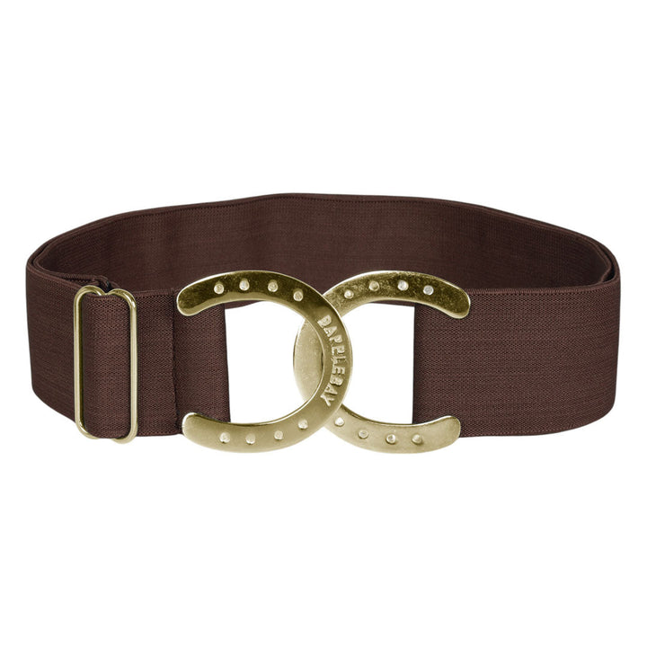 Dapplebay Horse Shoe Belt- Chocolate