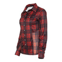 Dapplebay Holiday Plaid Western Top-Red