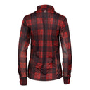 Dapplebay Holiday Plaid Western Top-Red