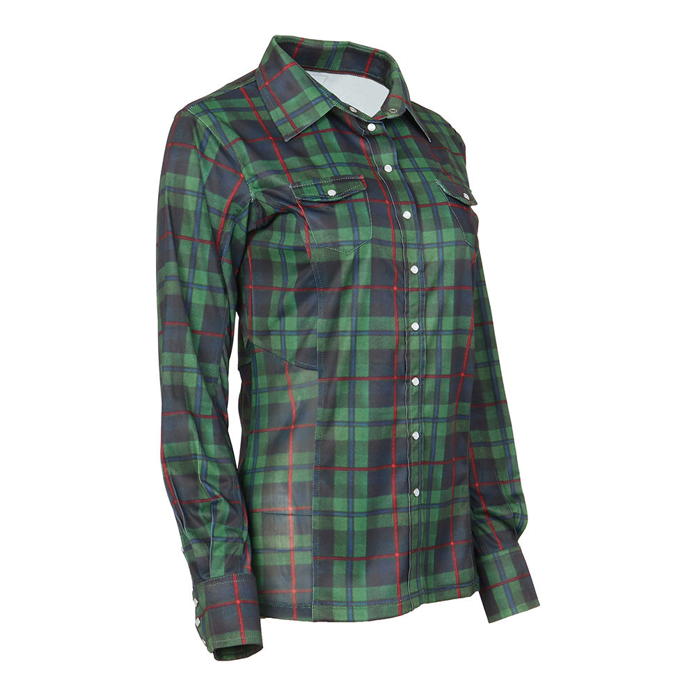 Dapplebay Holiday Plaid Western Top