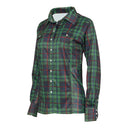Dapplebay Holiday Plaid Western Top-Green