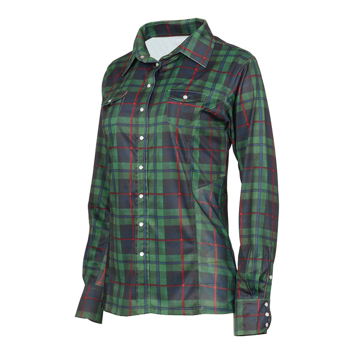 Dapplebay Holiday Plaid Western Top