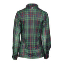 Dapplebay Holiday Plaid Western Top-Green