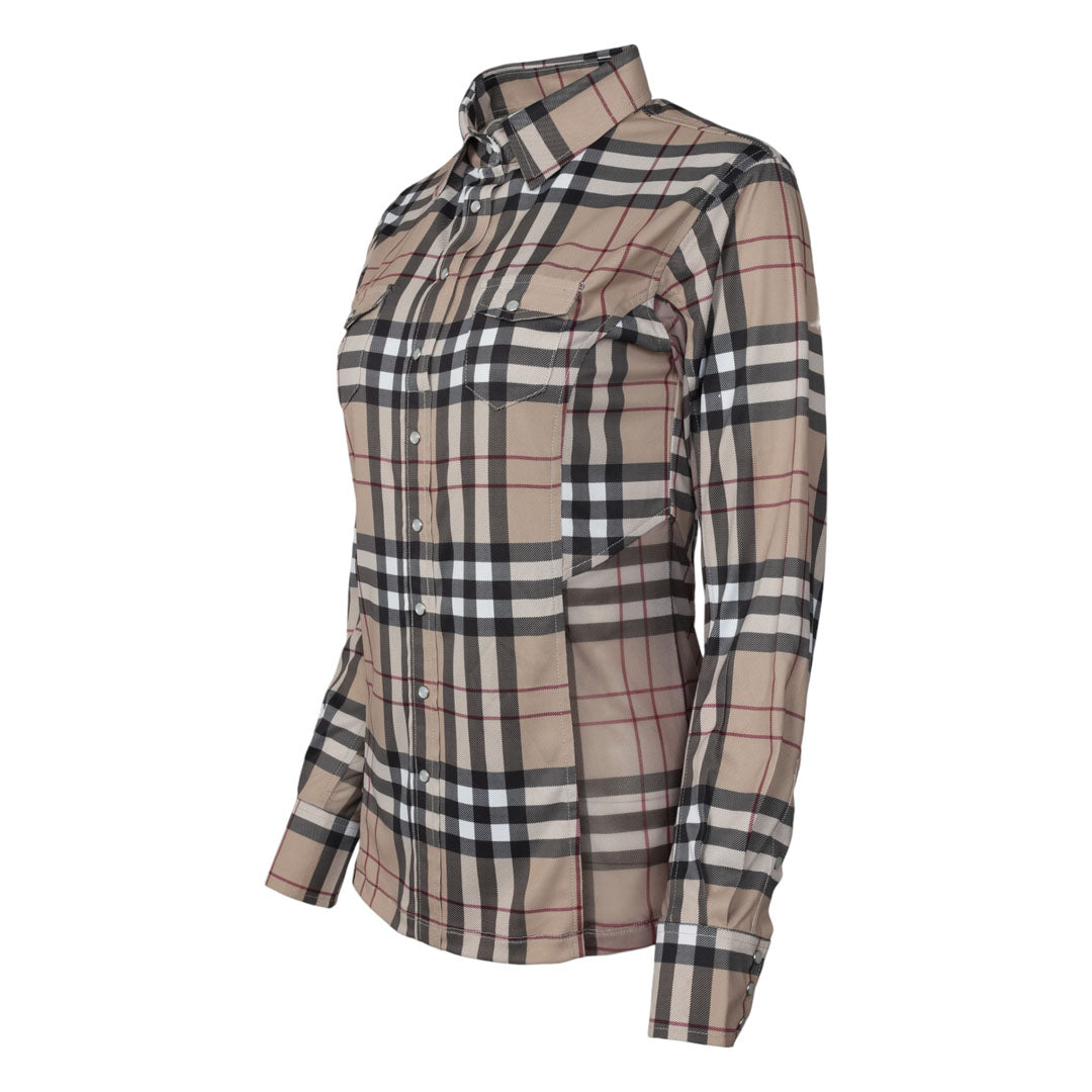 Dapplebay Holiday Plaid Western Top - Dapplebay.com