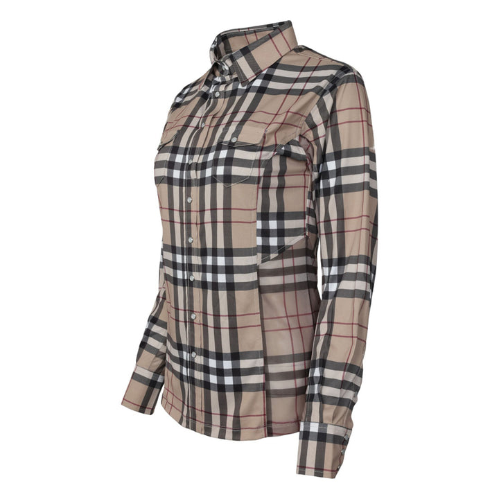 Dapplebay Holiday Plaid Western Top - Dapplebay.com