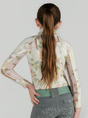 Dapplebay Kids Vintage Floral 1/4 Zip LS Riding Top