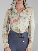 Dapplebay Vintage Floral Western Riding Top