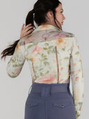 Dapplebay Vintage Floral Western Riding Top