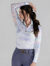 Dapplebay Opalite Skies 1/4 Zip LS Riding Top