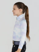 Dapplebay Kids Opalite Skies 1/4 Zip LS Riding Top