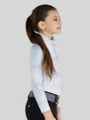Dapplebay Kids Opalite Skies 1/4 Zip LS Riding Top