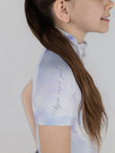 Dapplebay Kids Opalite Skies 1/4 Zip SS Riding Top