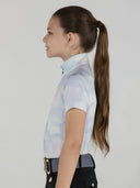 Dapplebay Kids Opalite Skies 1/4 Zip SS Riding Top