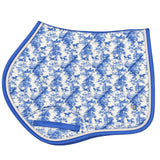 Dapplebay Equestrian Toile XC Saddle Pad-French Blue