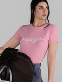 Dapplebay Horse Girl Tee-Ballet Pink