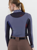 Dapplebay Grace 1/4 Zip LS Riding Top-Purple Dusk