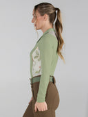 Dapplebay Grace 1/4 Zip LS Riding Top-Sage