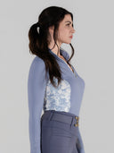 Dapplebay Grace 1/4 Zip LS Riding Top-Moonrise