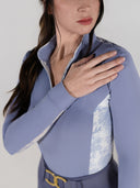 Dapplebay Grace 1/4 Zip LS Riding Top-Moonrise