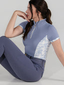 Dapplebay Grace 1/4 Zip SS Riding Top-Moonrise