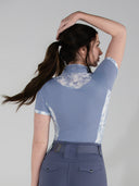 Dapplebay Grace 1/4 Zip SS Riding Top-Moonrise