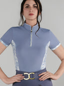 Dapplebay Grace 1/4 Zip SS Riding Top-Moonrise