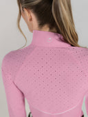 Dapplebay Lady 1/4 Zip Aircut LS Riding Top-Ballet Pink