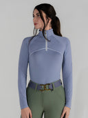 Dapplebay Lady 1/4 Zip Aircut LS Riding Top-Moonrise
