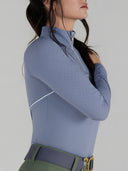Dapplebay Lady 1/4 Zip Aircut LS Riding Top-Moonrise