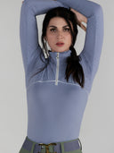 Dapplebay Lady 1/4 Zip Aircut LS Riding Top-Moonrise