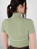 Dapplebay Lady 1/4 Zip Aircut SS Riding Top-Sage