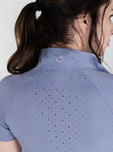 Dapplebay Lady 1/4 Zip Aircut SS Riding Top-Moonrise