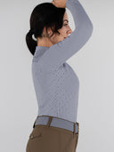 Dapplebay Aircut Mock Neck LS Top-Moonrise