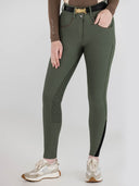 Dapplebay Pro Ribbed Silicone Full Seat Breeches-Rosemary