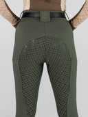 Dapplebay Pro Ribbed Silicone Full Seat Breeches-Rosemary