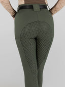 Dapplebay Pro Ribbed Silicone Full Seat Breeches-Rosemary