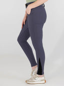 Dapplebay Pro Ribbed Silicone Full Seat Breeches-Purple Dusk