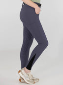 Dapplebay Pro Ribbed Silicone Full Seat Breeches-Purple Dusk
