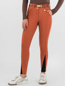 Dapplebay Sport Silicone Full Seat Breeches-Rust