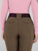 Dapplebay Sport Silicone Full Seat Breeches-Chestnut