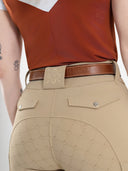 Dapplebay Sport Silicone Full Seat Breeches-Heritage Tan