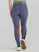 Dapplebay Sport Suede Knee Patch Breeches-Purple Dusk