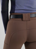 Dapplebay Sport Suede Knee Patch Breeches-Chocolate