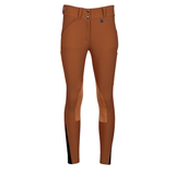 Dapplebay Sport Suede Knee Patch Breeches-Rust